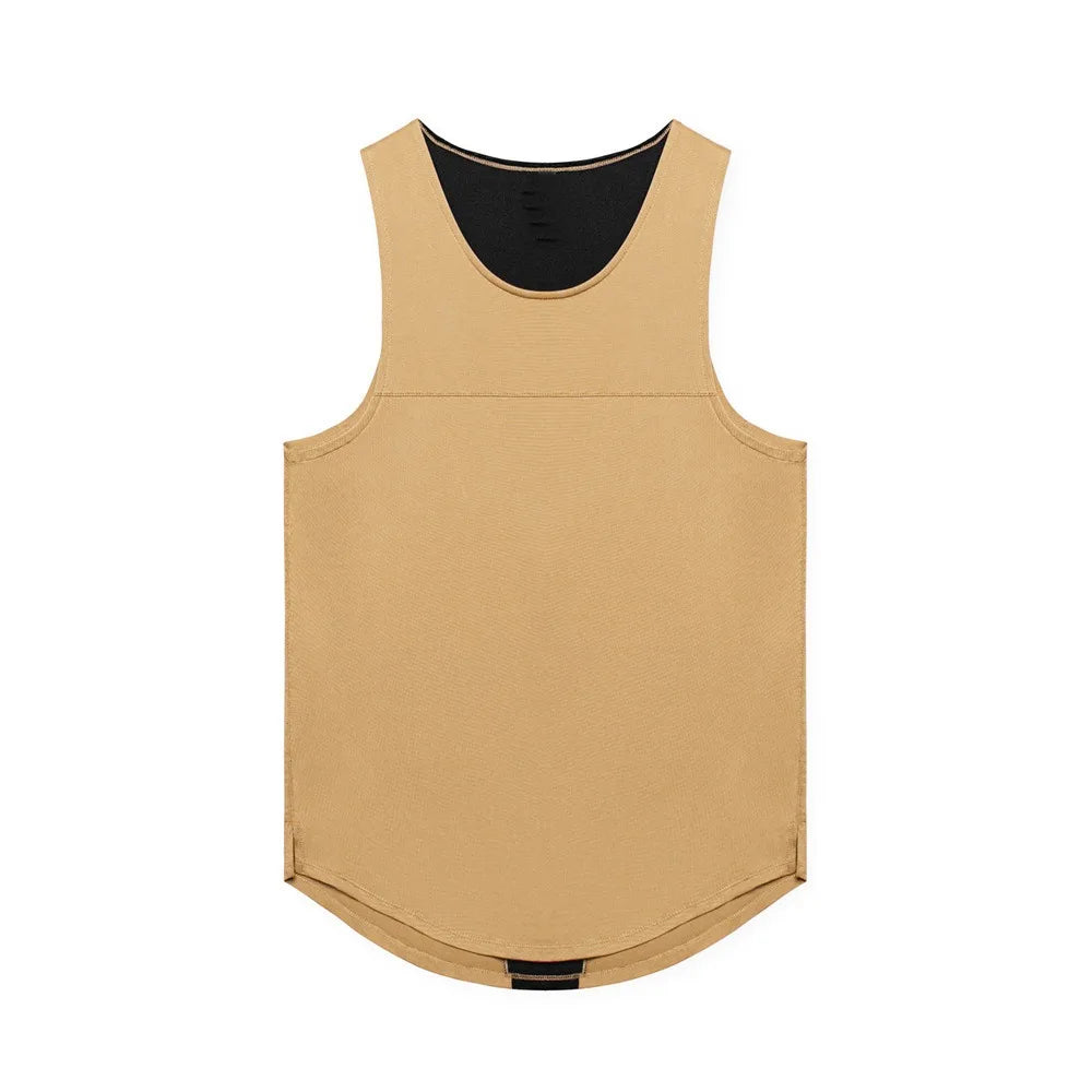 Men's Mesh Splice Tank Top