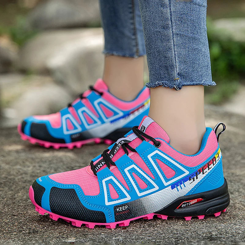 Women's Waterproof Hiking Shoes — All-Terrain Trail Sneakers