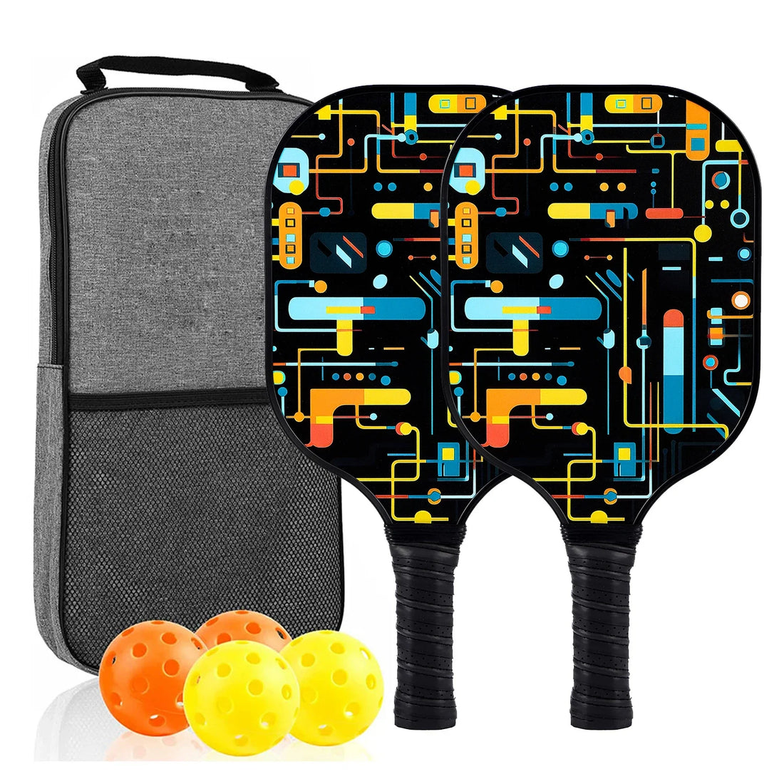 USAPA-Approved Fiberglass Pickleball Paddle Set