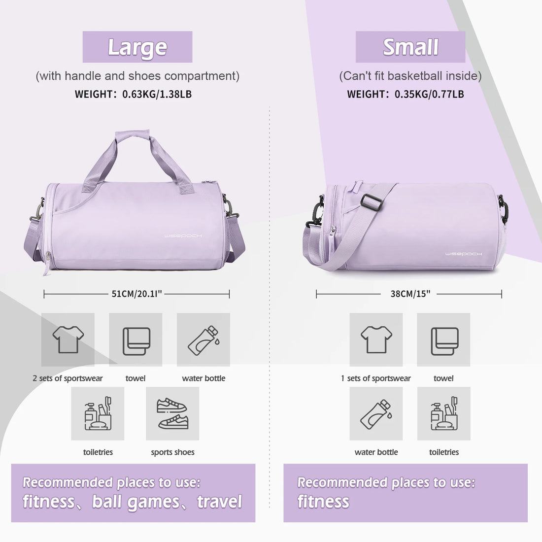Women's Gym Daypack Duffel