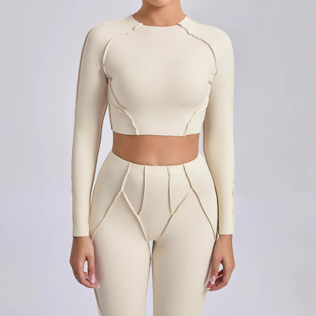 Long-Sleeve Push-Up Yoga Tracksuit