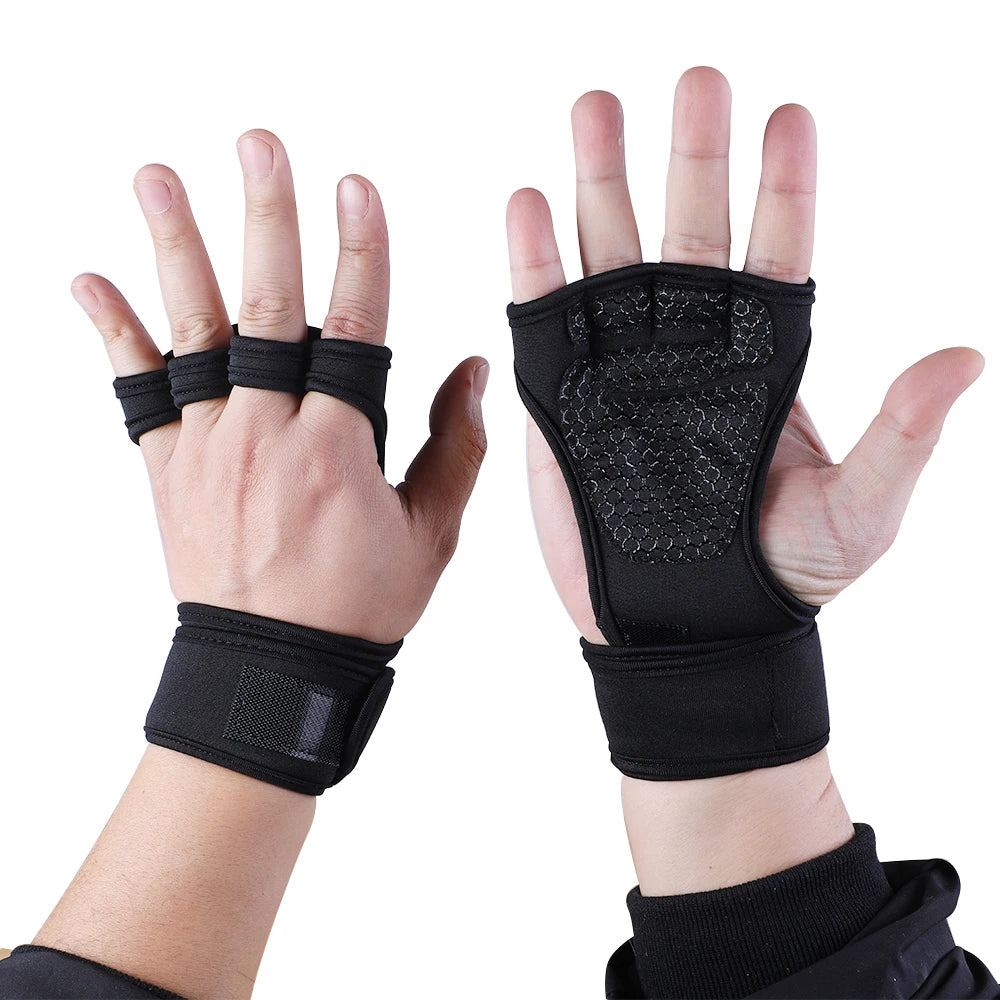Half-Finger Palm Protector Training Gloves