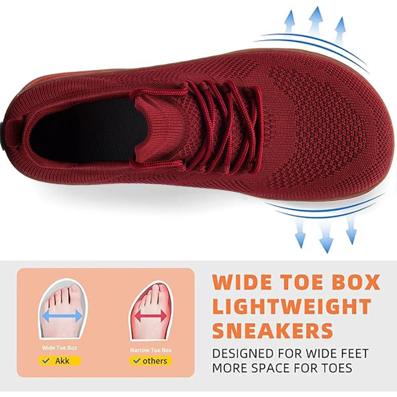 Zero-Drop Barefoot Running Shoes