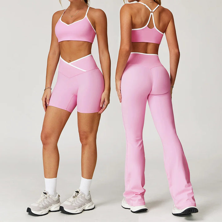 Bell-Bottom Flare Yoga Tracksuit