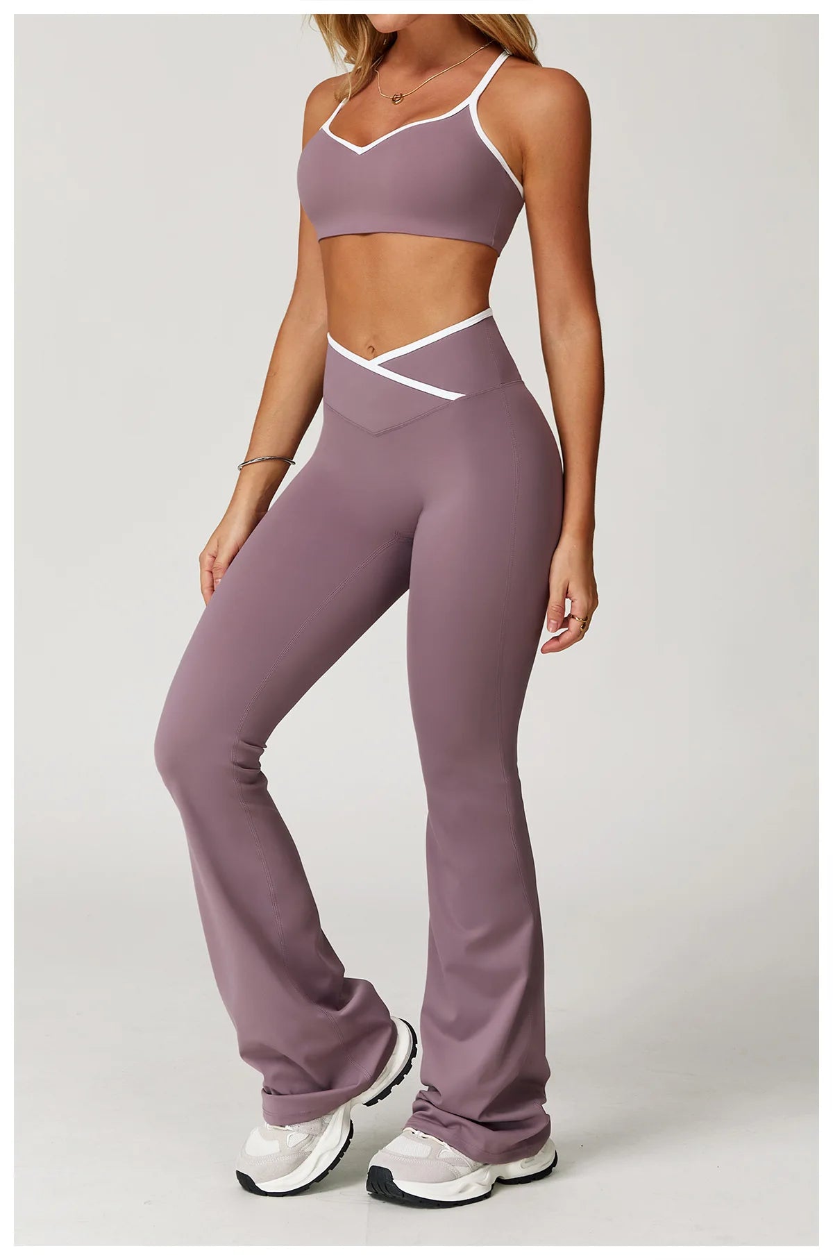 Bell-Bottom Flare Yoga Tracksuit