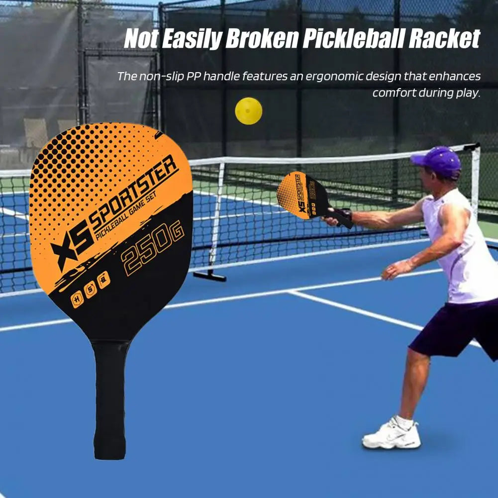 Wooden Pickleball Paddle Set (2 Paddles)