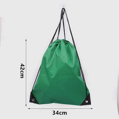 Drawstring Gym Bag with Clothes &amp;amp; Shoe Storage
