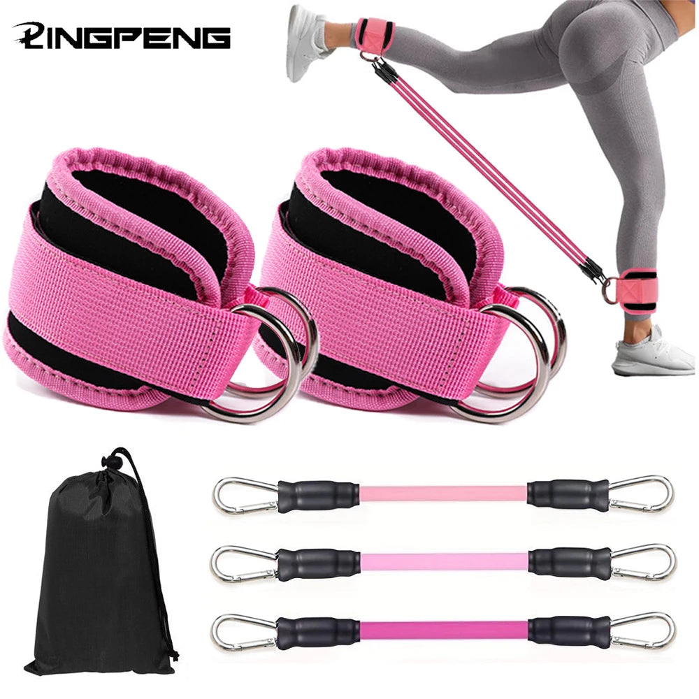 Ankle Strap Resistance Band Set