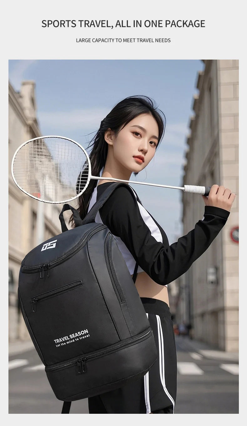 Outdoor Climbing Backpack with Laptop &amp; Shoe Compartment