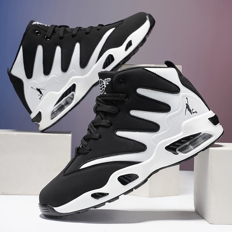 Heavy-Duty Lace-Up Basketball Shoes