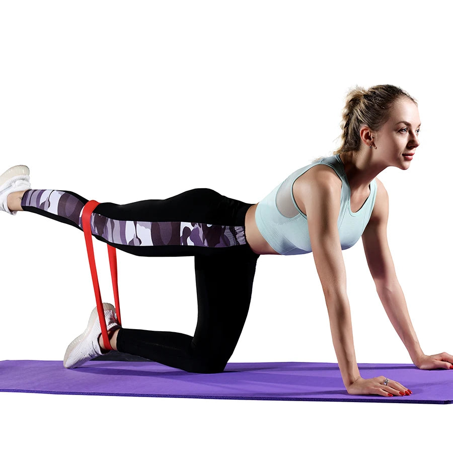 5-Level Resistance Band Set for Yoga &amp; Pilates