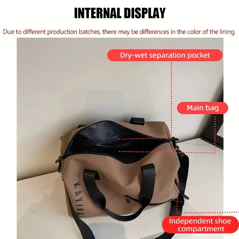 Unisex Overnight Duffel Bag