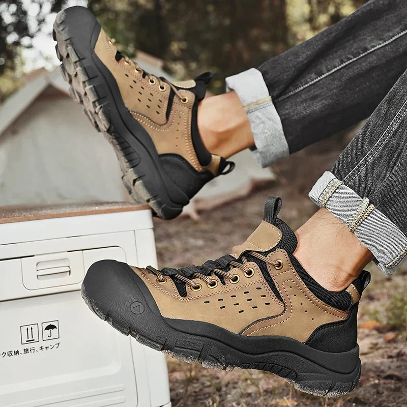 Men's Wear-Resistant Hiking Boots — Waterproof Trail Boots