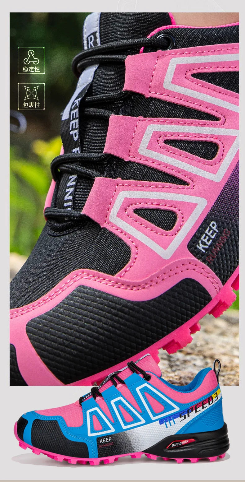 Women's Waterproof Hiking Shoes — All-Terrain Trail Sneakers