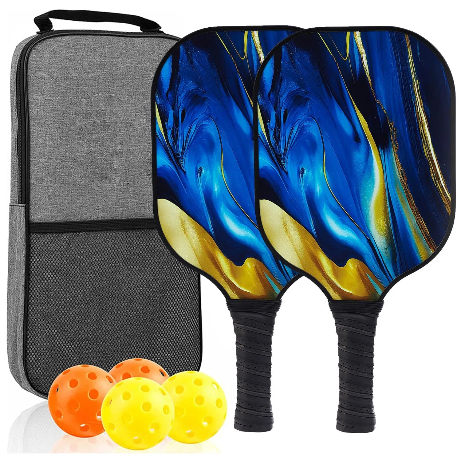 USAPA-Approved Fiberglass Pickleball Paddle Set