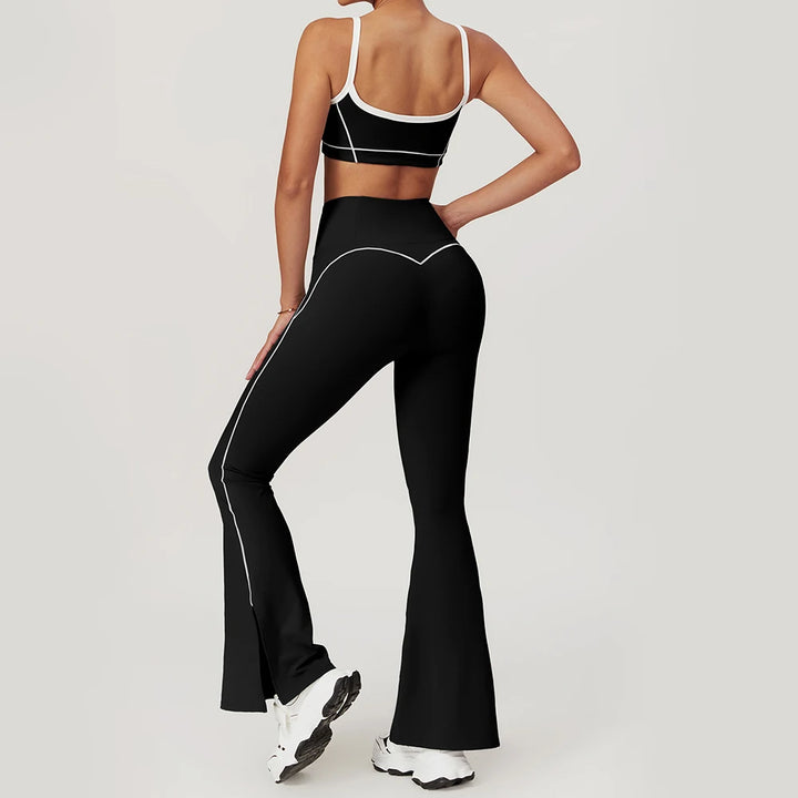 Wide-Leg Flare Yoga Set