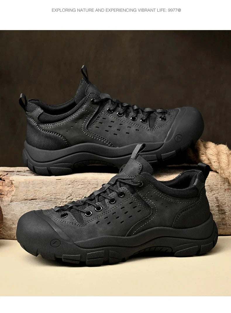 Men's Wear-Resistant Hiking Boots — Waterproof Trail Boots