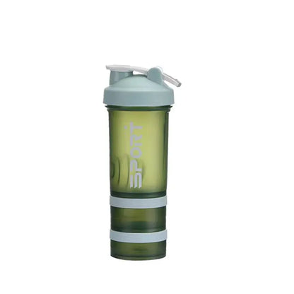 450ml Three-Layer Protein Shaker Bottle