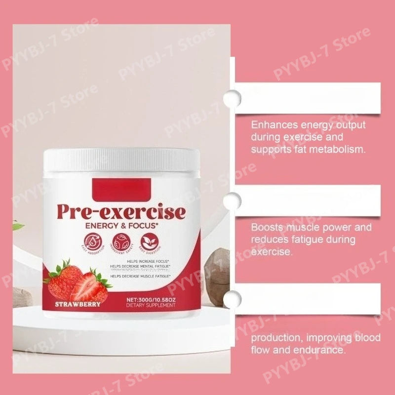 Strawberry Pre-Workout Powder