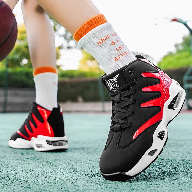 Heavy-Duty Lace-Up Basketball Shoes