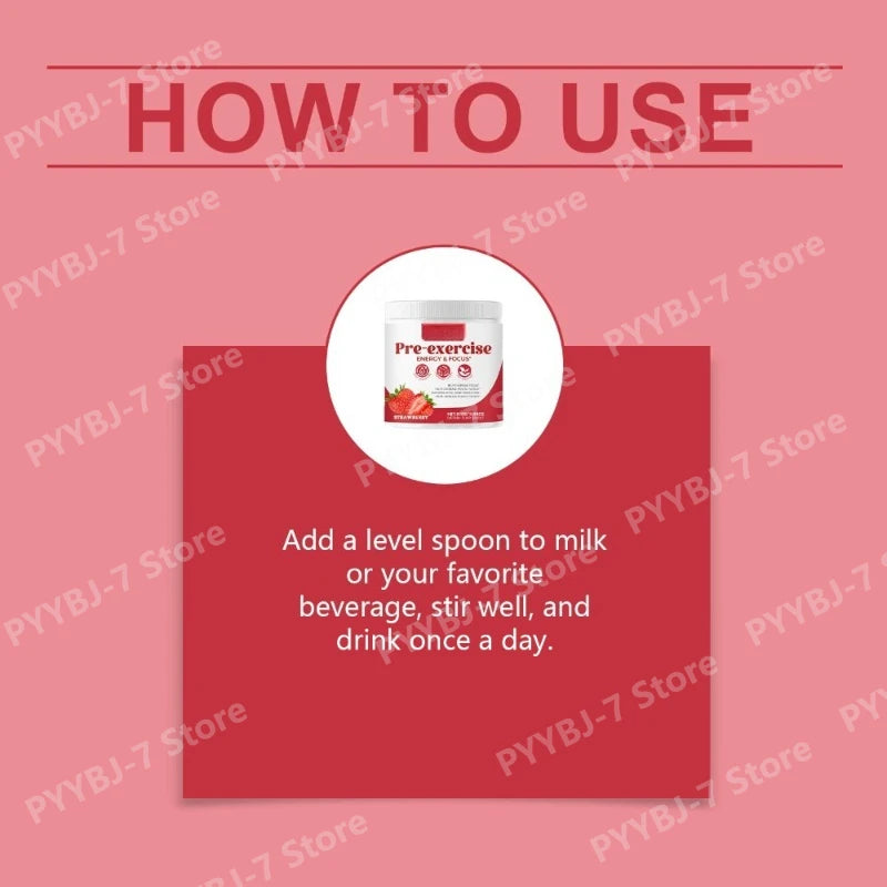 Strawberry Pre-Workout Powder