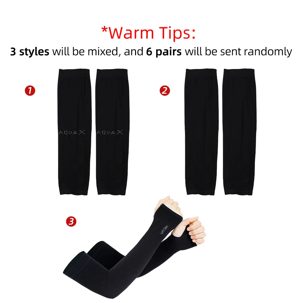 Cooling UV Protection Arm Sleeves (6-Pack)