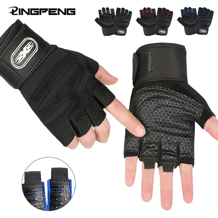 Half-Finger Wrist Wrap Gloves
