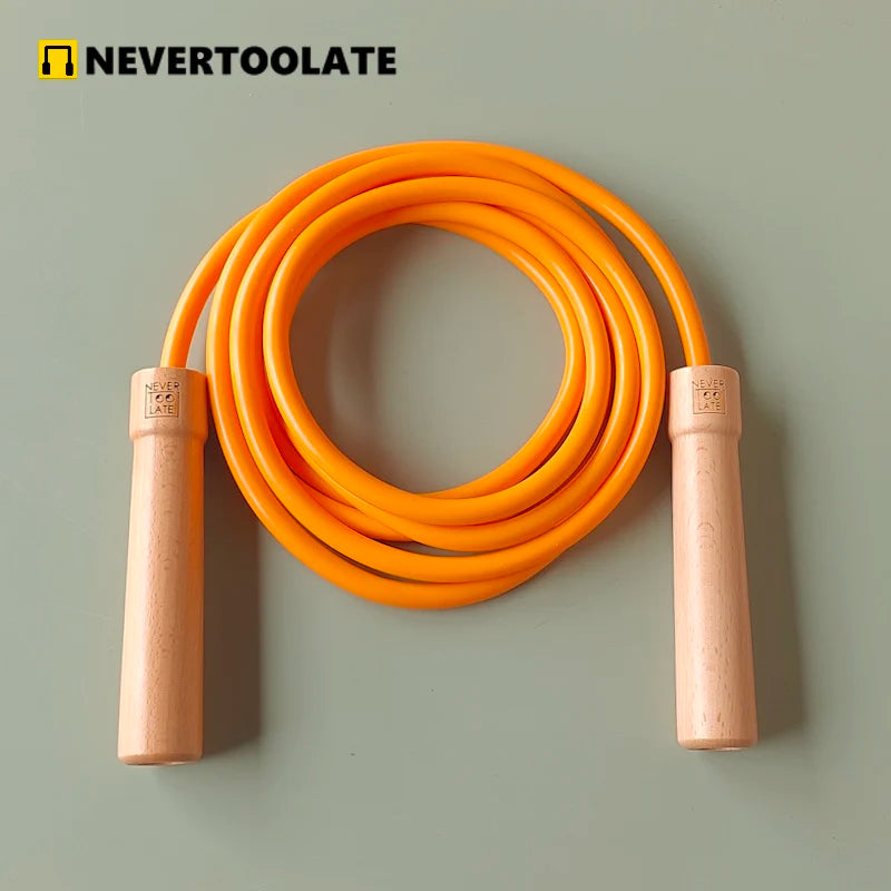Heavy Weighted Jump Rope (3.2m, Wood Handle)