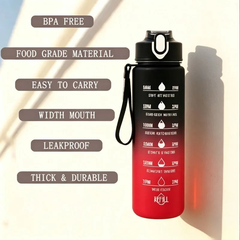 Time-Tracking Sports Water Bottle