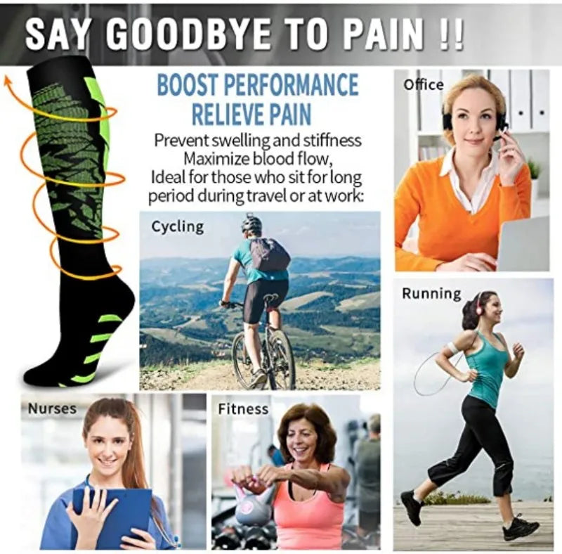 Medical Compression Running Socks (20-30mmHg)