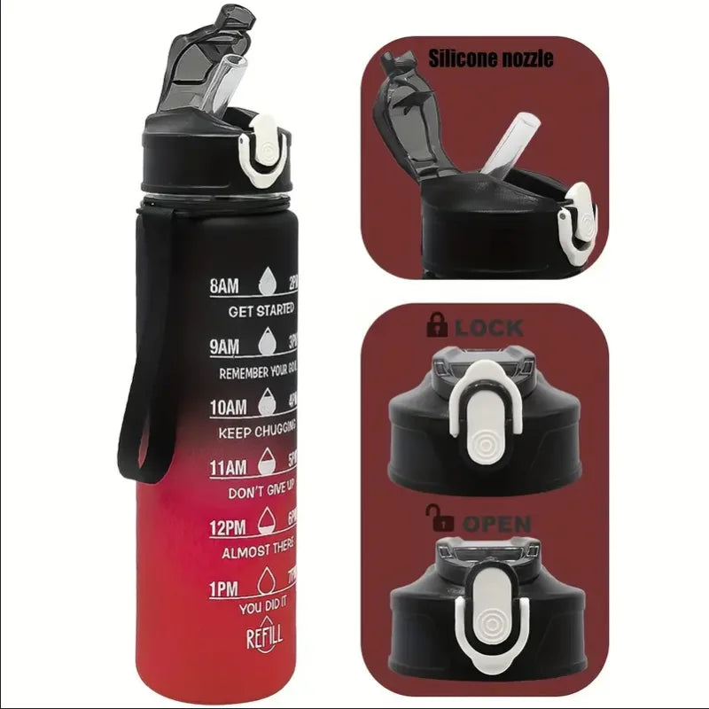 Time-Tracking Sports Water Bottle