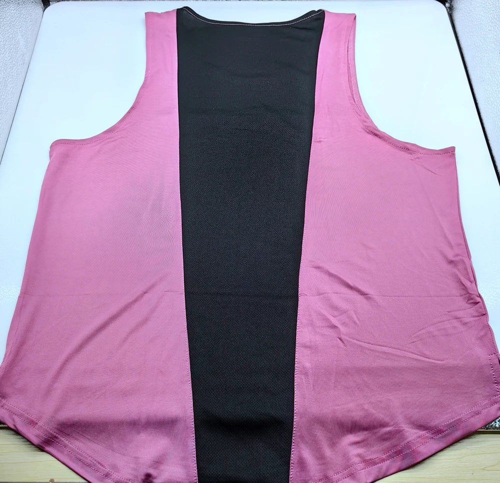 Men's Mesh Splice Tank Top