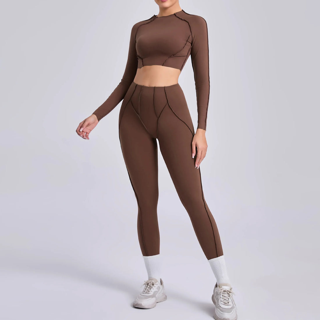 Long-Sleeve Push-Up Yoga Tracksuit