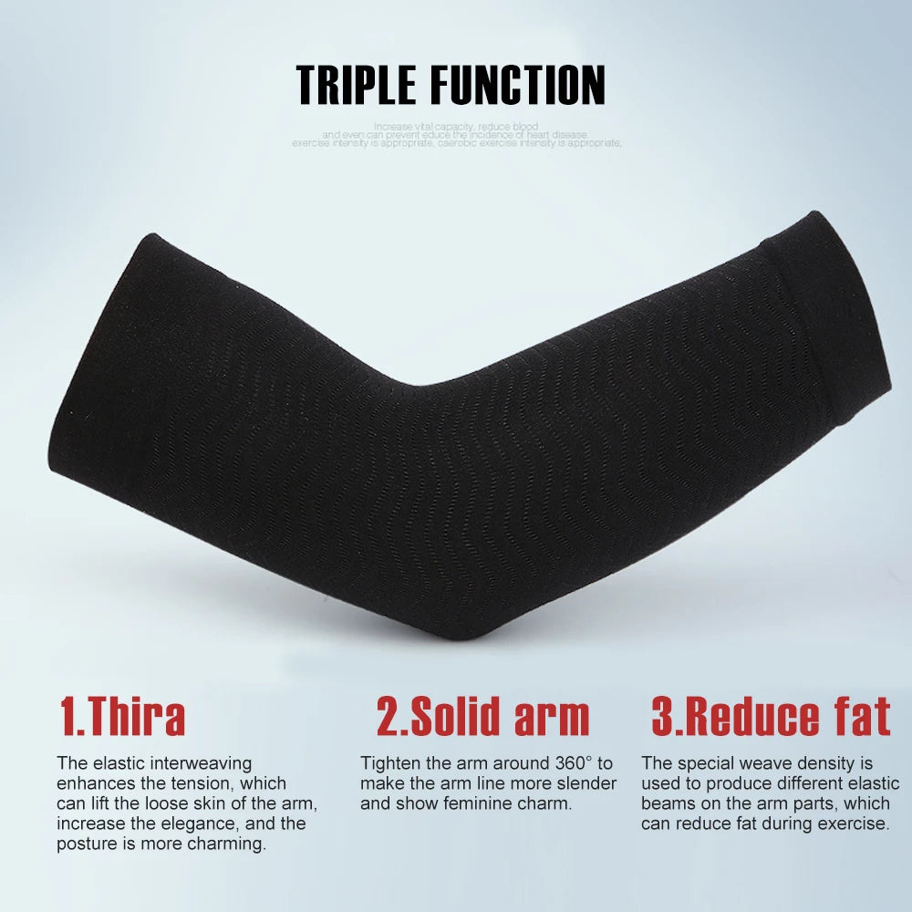 Women's Upper Arm Compression Sleeves