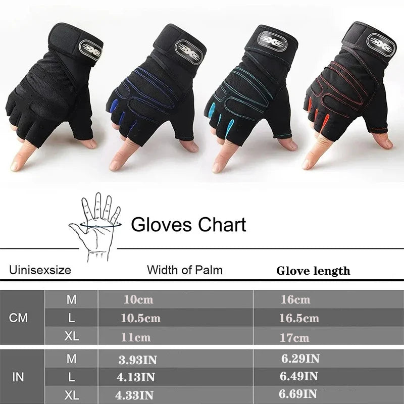 Wristband Weightlifting Gloves