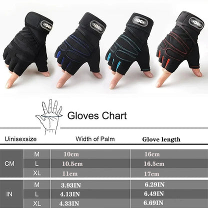 Wristband Weightlifting Gloves
