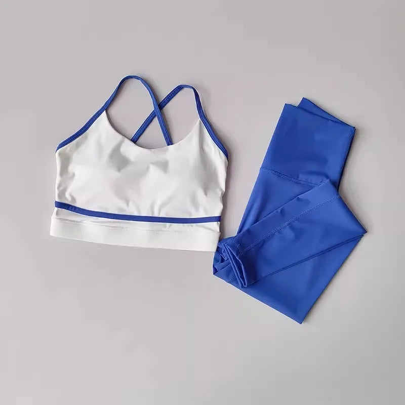 Two-Piece Yoga Set — Colorblock