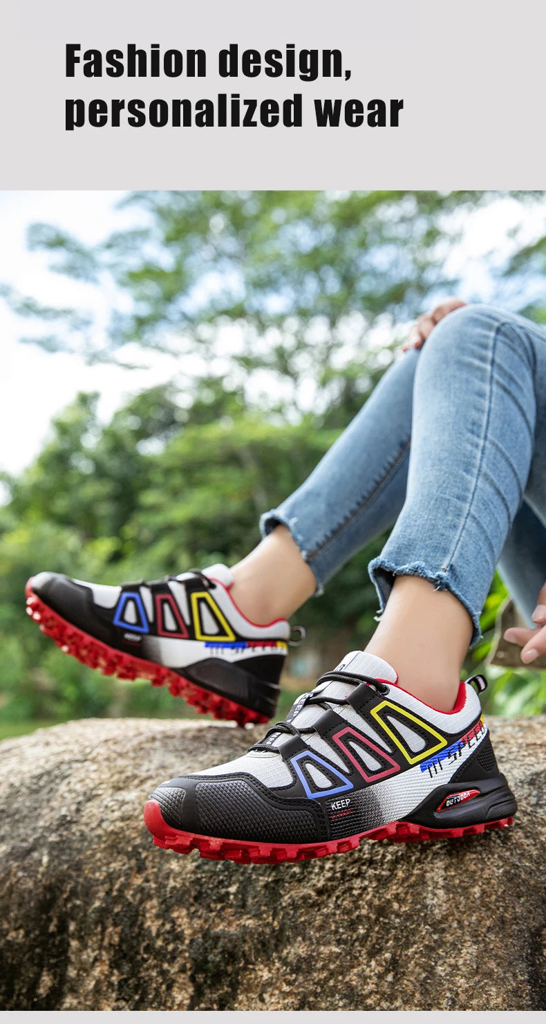 Women's Waterproof Hiking Shoes — All-Terrain Trail Sneakers