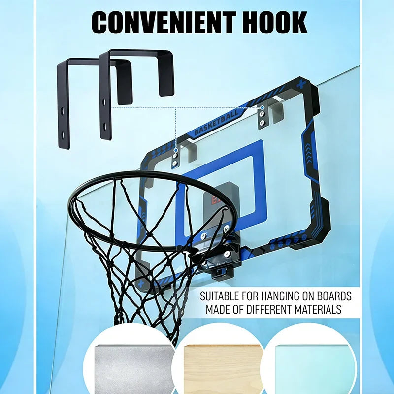 Over-Door Basketball Hoop Set
