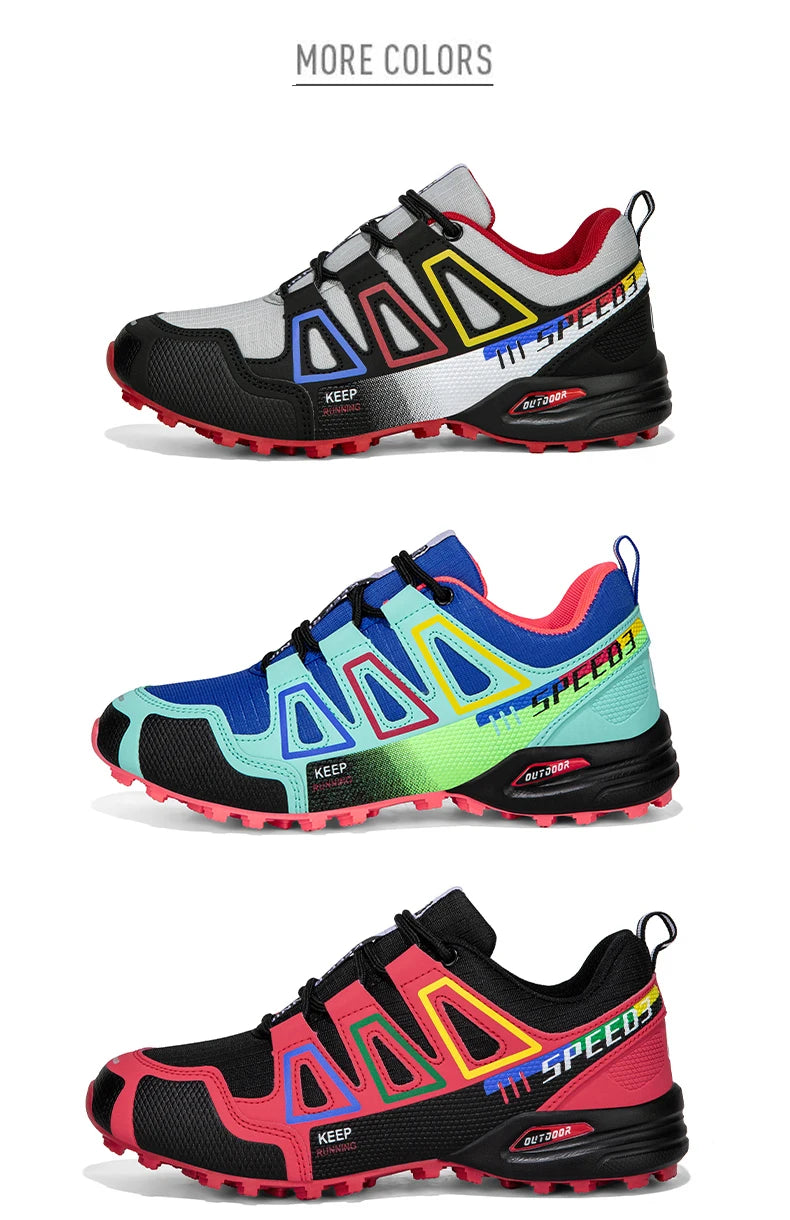 Women's Waterproof Hiking Shoes — All-Terrain Trail Sneakers