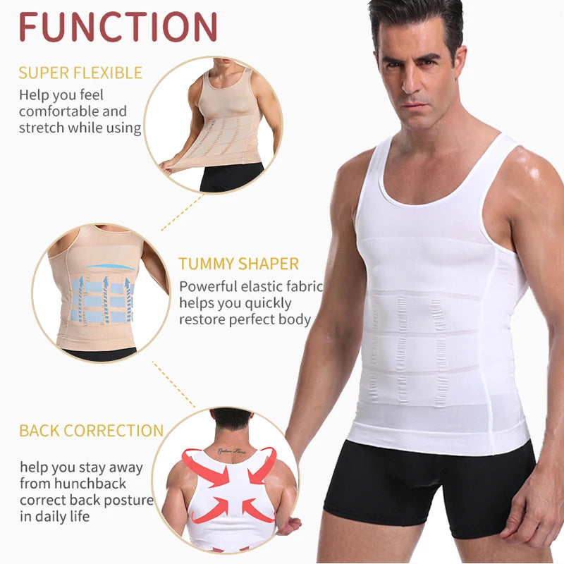 Men's Compression Body Shaper Tank