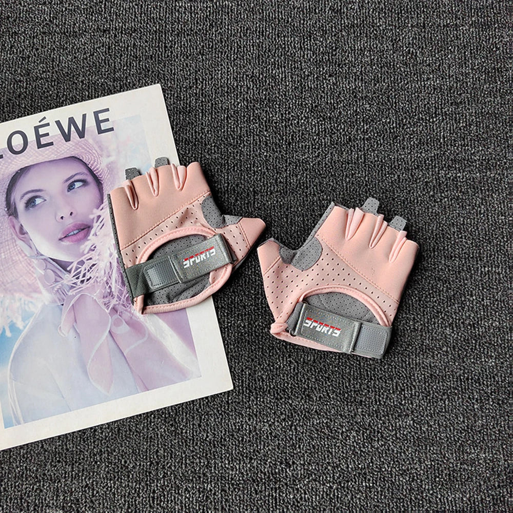 Women's Half-Finger Workout Gloves