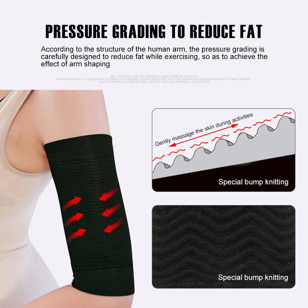 Women's Upper Arm Compression Sleeves
