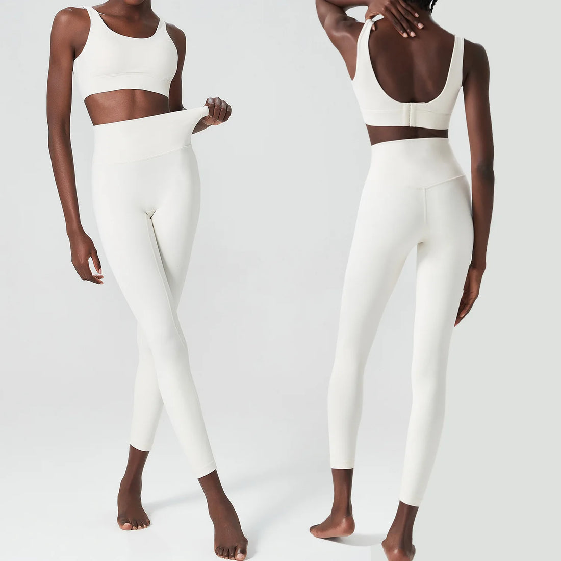 Open-Back Sports Bra Set