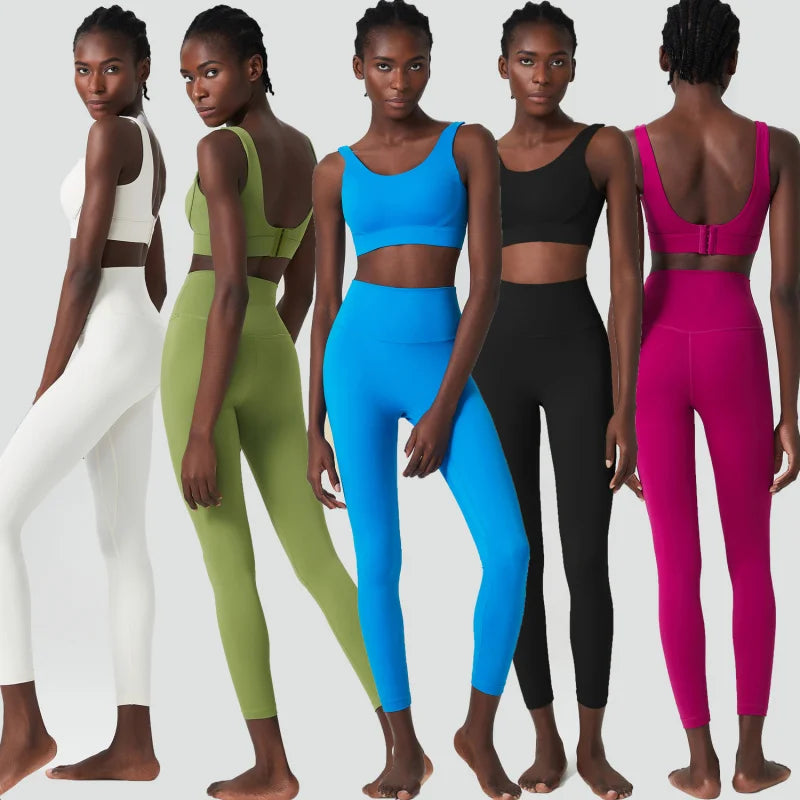 Open-Back Sports Bra Set