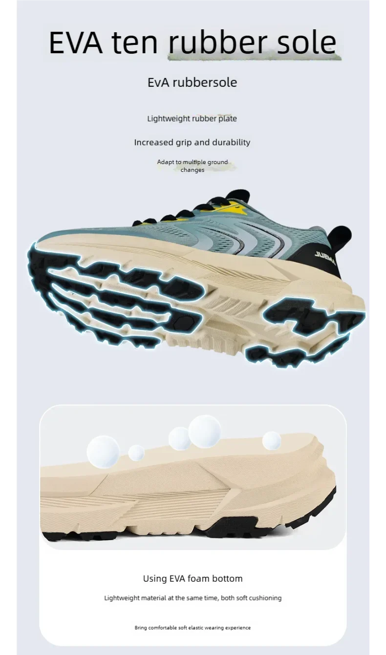 Men's Shock-Absorbing Cushioned Running Shoes