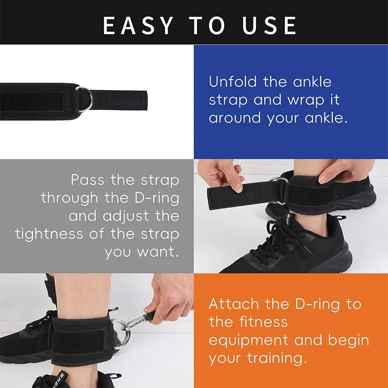Ankle Strap Resistance Band Set