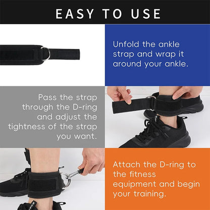 Ankle Strap Resistance Band Set