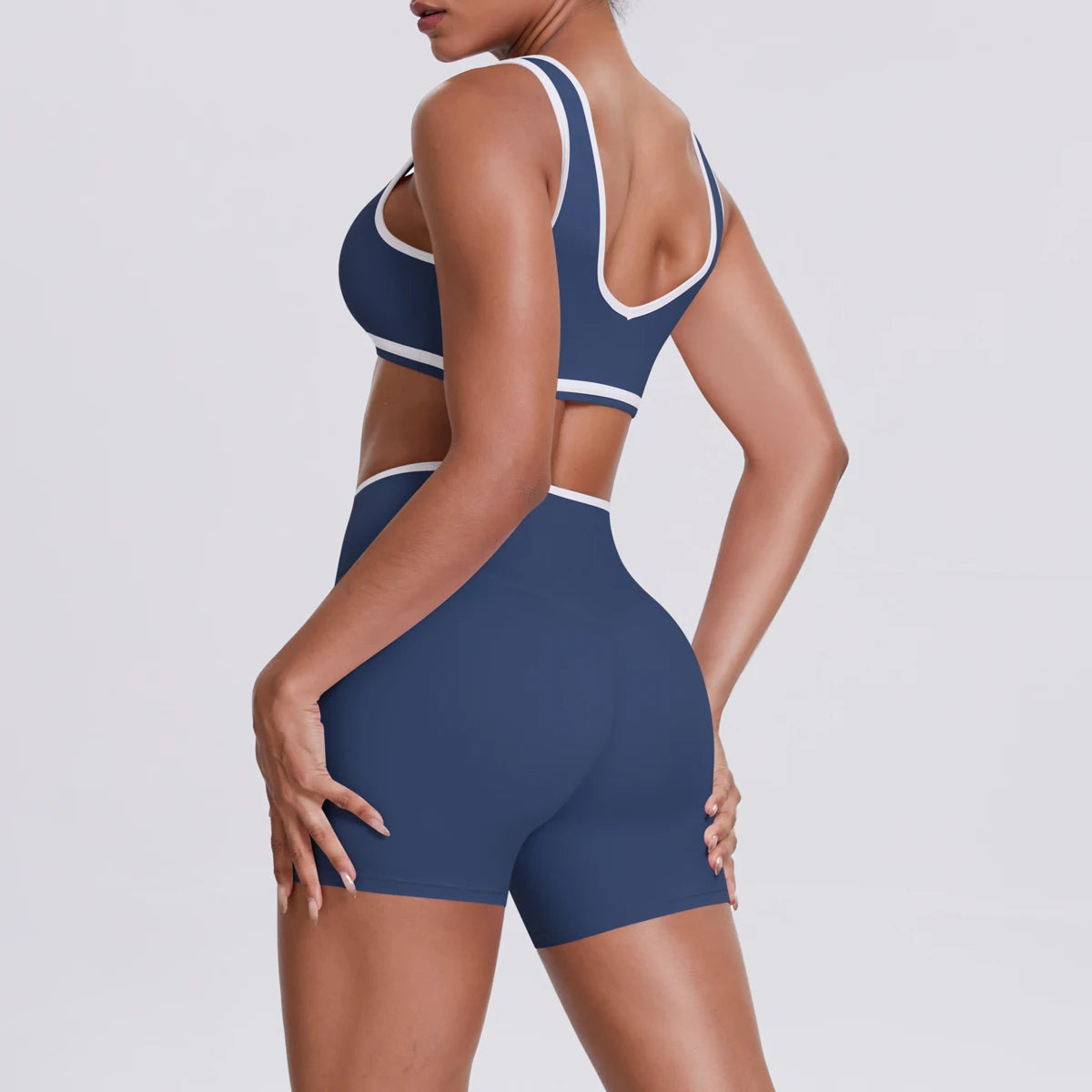 Quick-Dry Camisole Sports Bra & Shorts Set