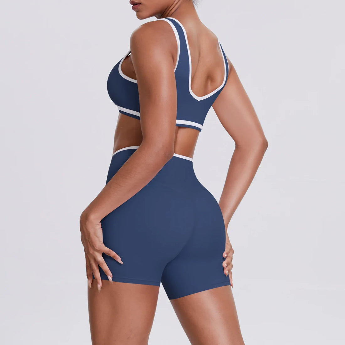 Quick-Dry Camisole Sports Bra & Shorts Set